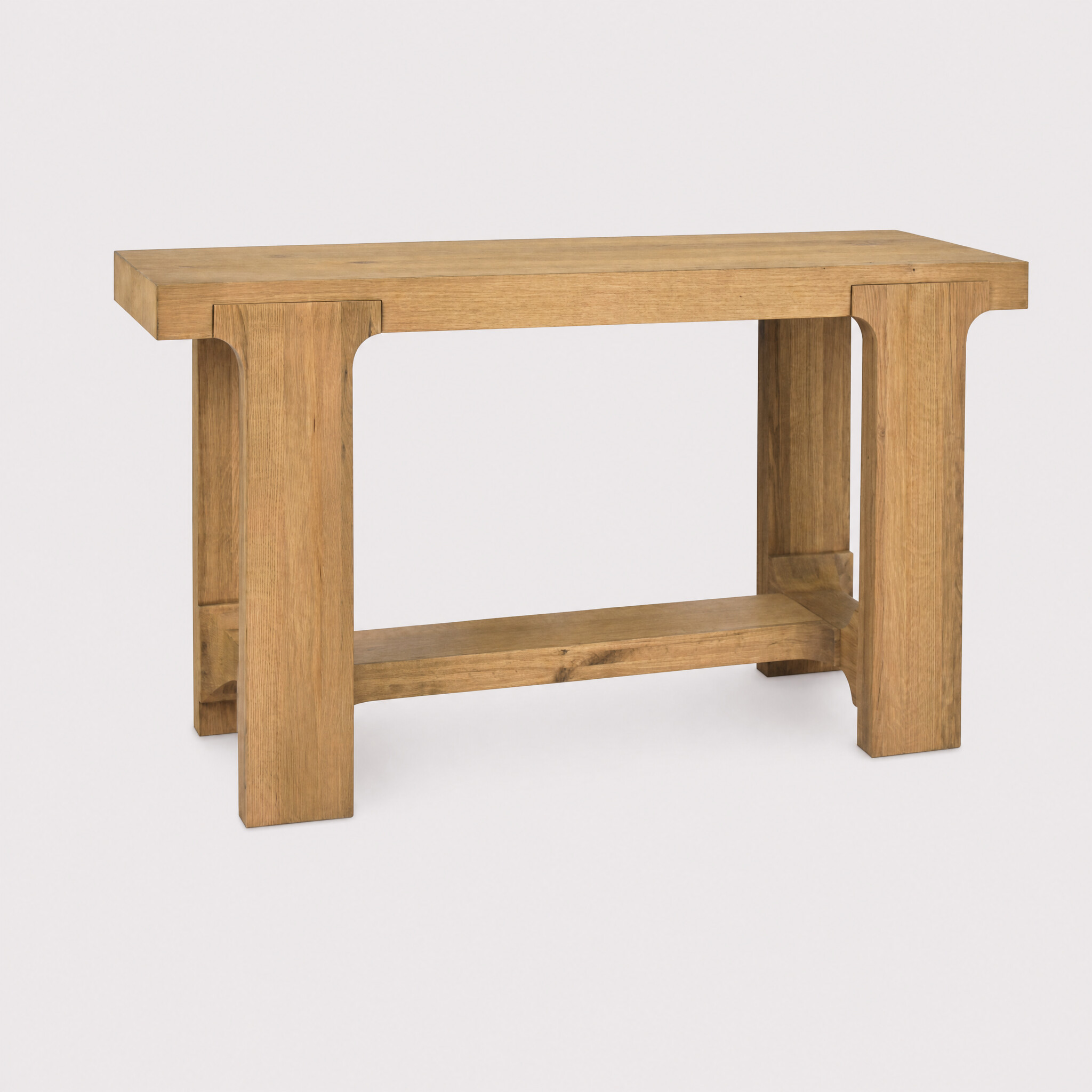 Wade Console Table, Neutral Wood | Barker & Stonehouse