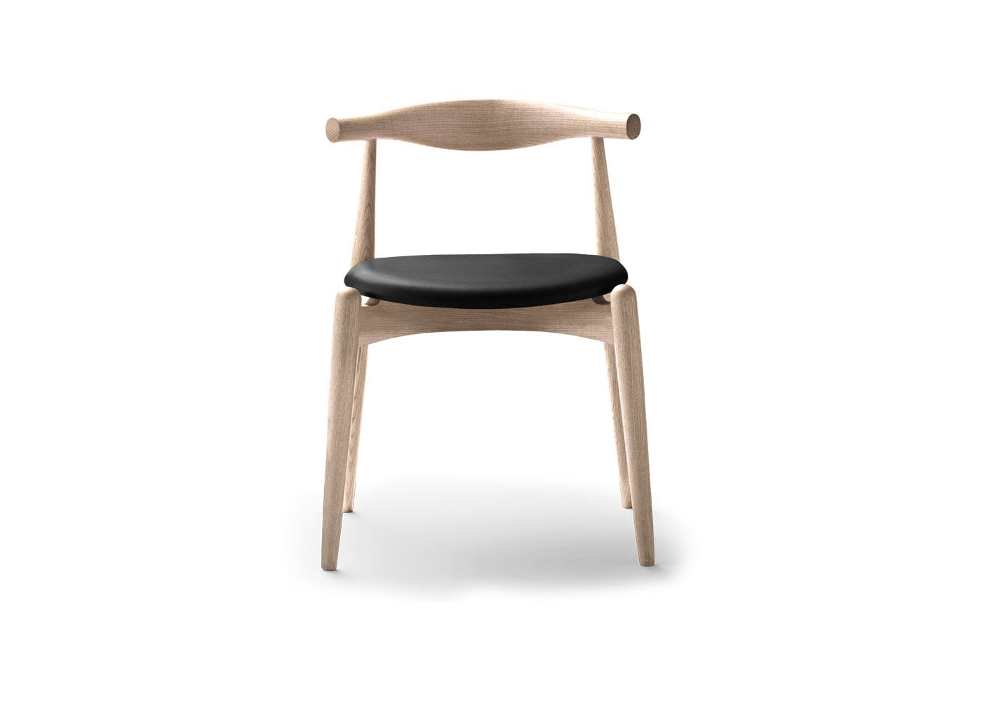 Carl Hansen & Son CH20 Dining Chair Soaped Oak Thor Leather 301 Seat