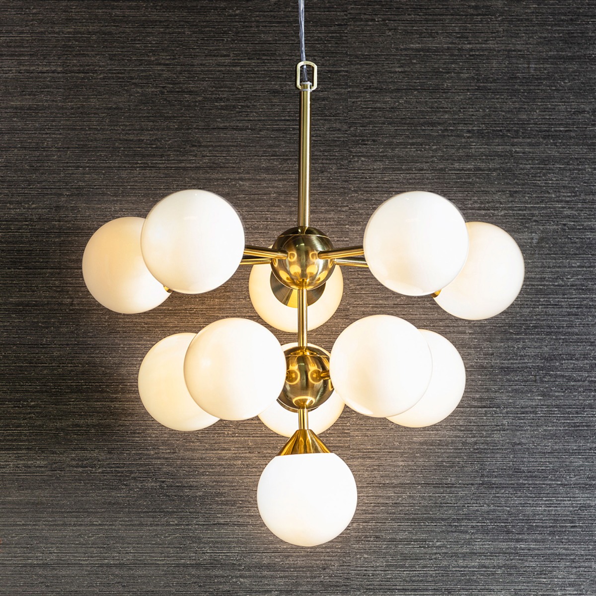 Globe Bulb Gold Pendant