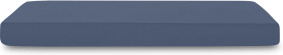 Brisa 100% Linen Fitted Sheet, King, Blue Dusk