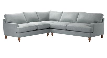 Isla Asym. Crn: LHF 2 Seat w RHF 2.5 Seat in Cirrus Smart Slubby Cotton - sofa.com