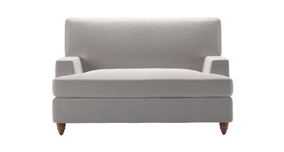 Isla Loveseat Sofabed in Dove Smart Velvet - sofa.com