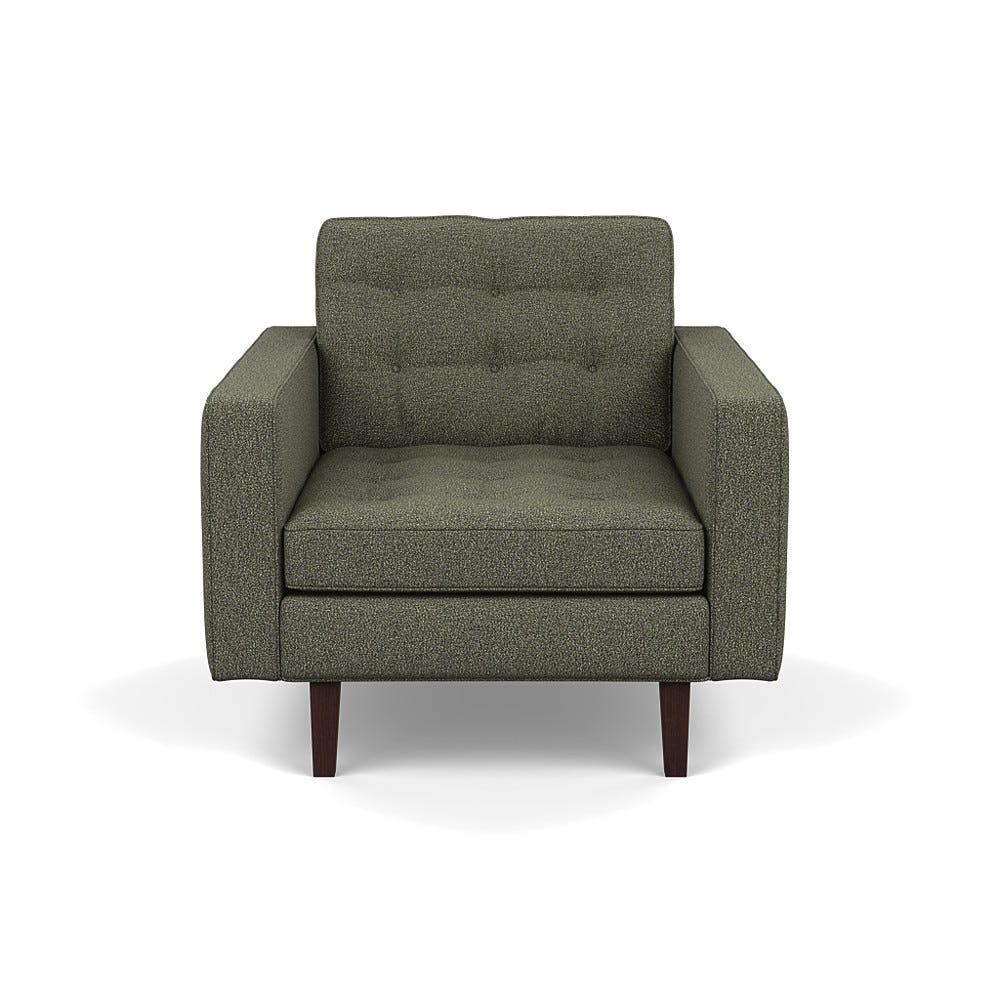 Heal's Hepburn Armchair Loop Boucle Forest Black