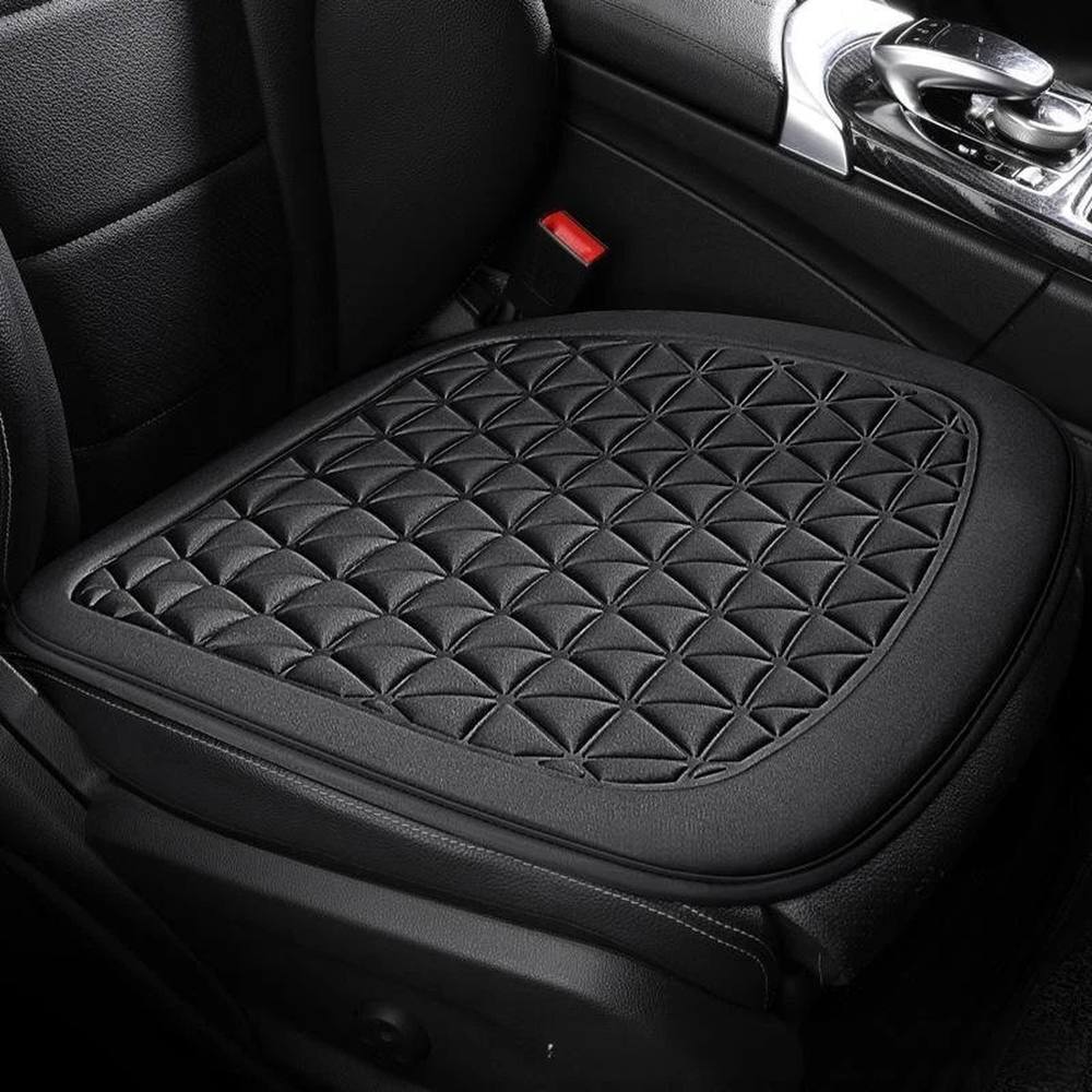 NESTLUNE Memory Foam Car Seat Cushion Non Slip in Black