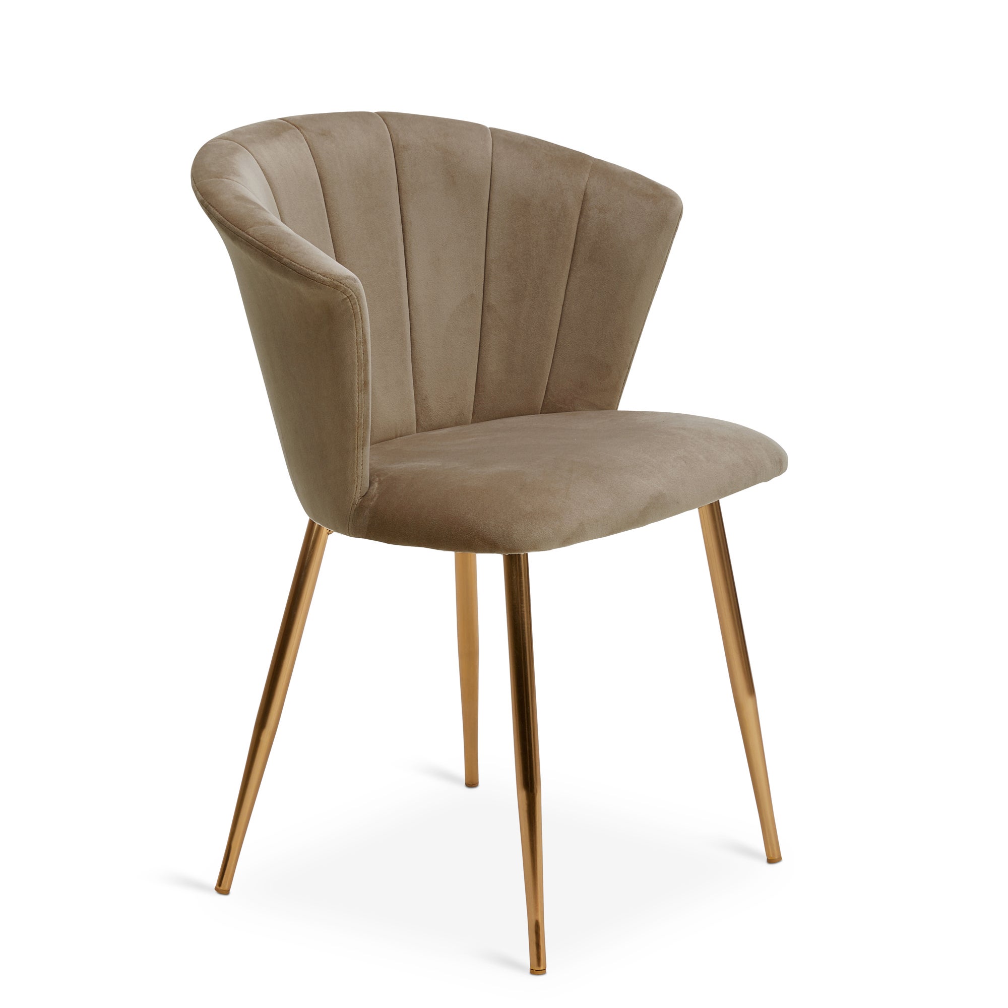 Kendall Velvet Chair Mink