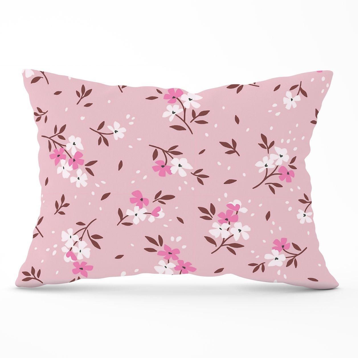 Warren Reed - Designer Pretty Pink Flower Pattern Cushions