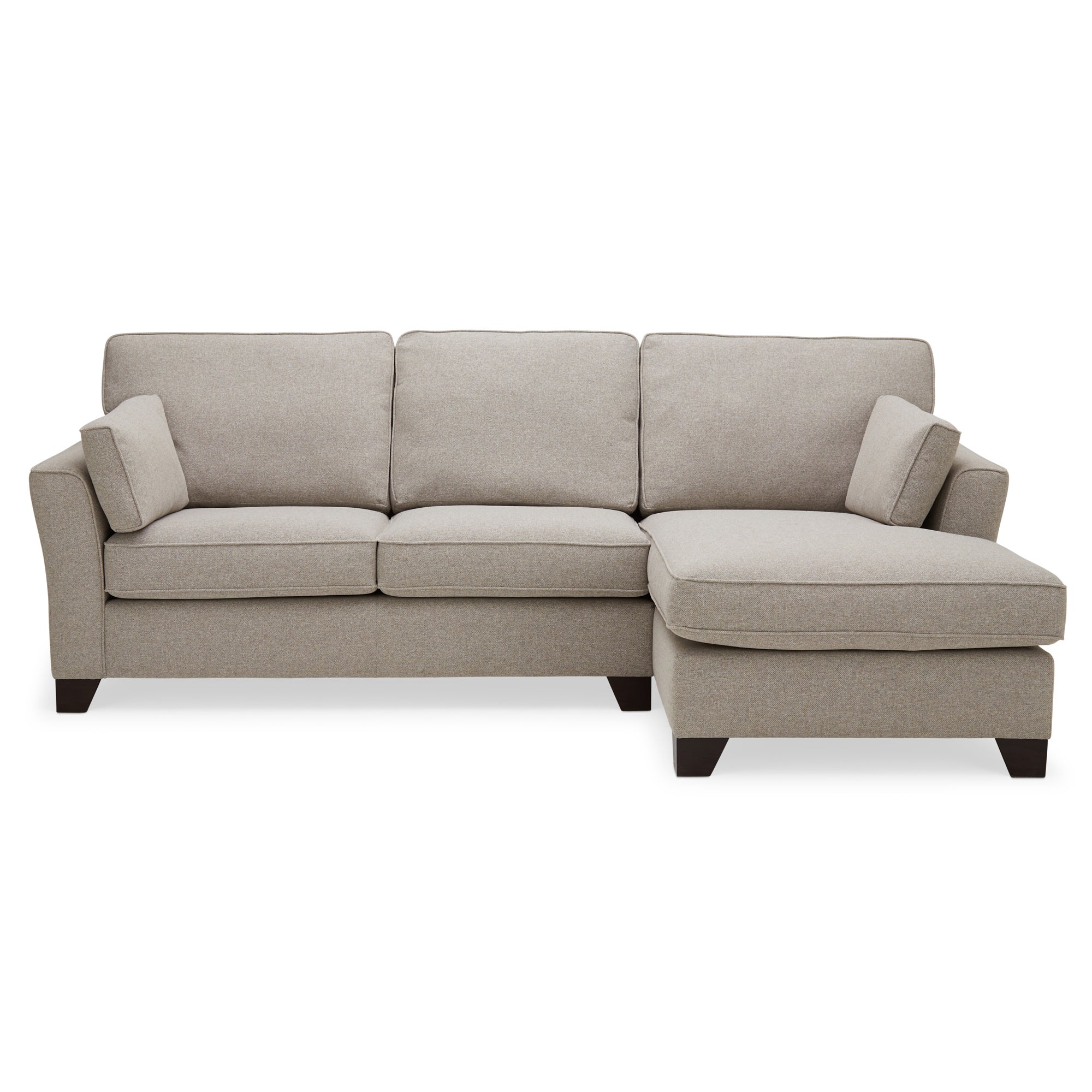 Grayson Right Hand Corner Chaise Sofa Brown