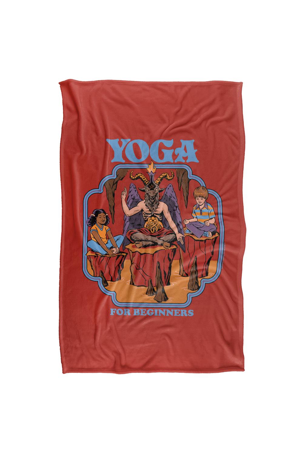 Steven Rhodes Yoga For Beginners Silky Touch Super Soft Throw Blanket
