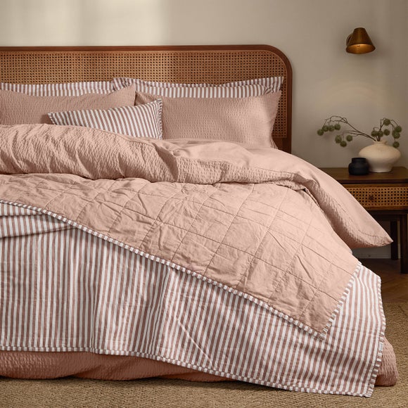 Yard Hebden Stripe 100% Cotton Bedspread