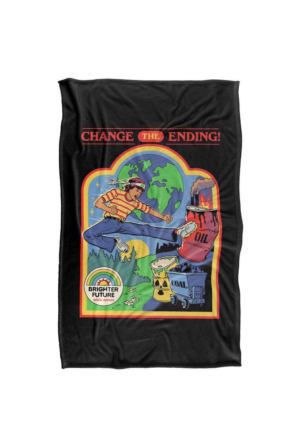 Steven Rhodes Change The Ending Silky Touch Super Soft Throw Blanket