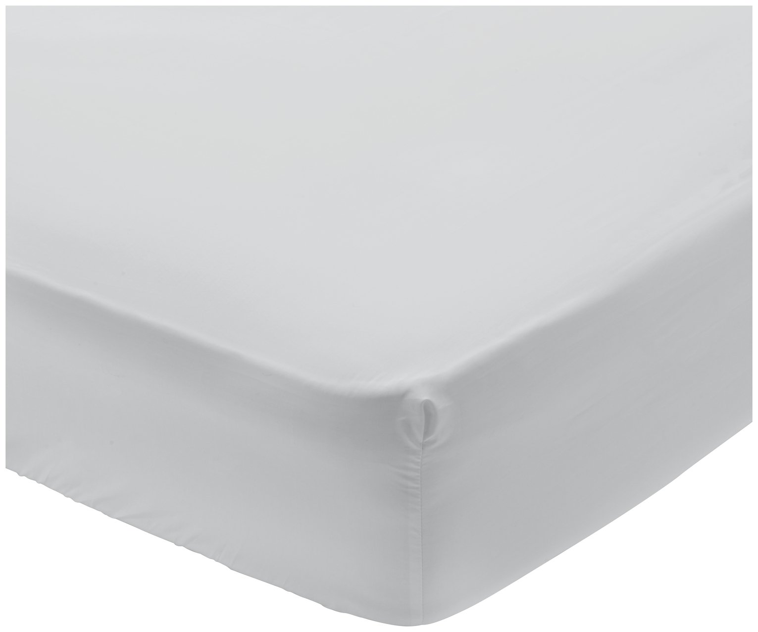 Habitat 400TC Egyptian Cotton 30cm Fitted Sheet - King