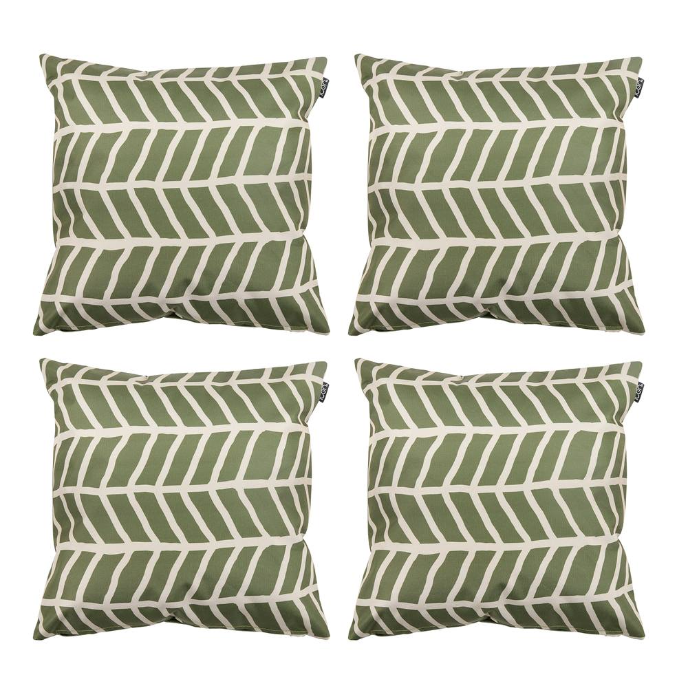 icon Mark Making Scatter Cushion Khaki 43x43cm Set of 2