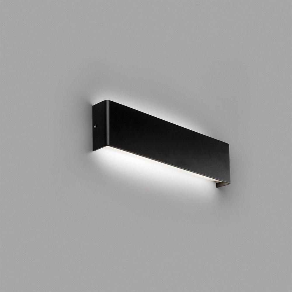 Netlighting Nash Integrated LED Up & Down Wall Light Black 3000K