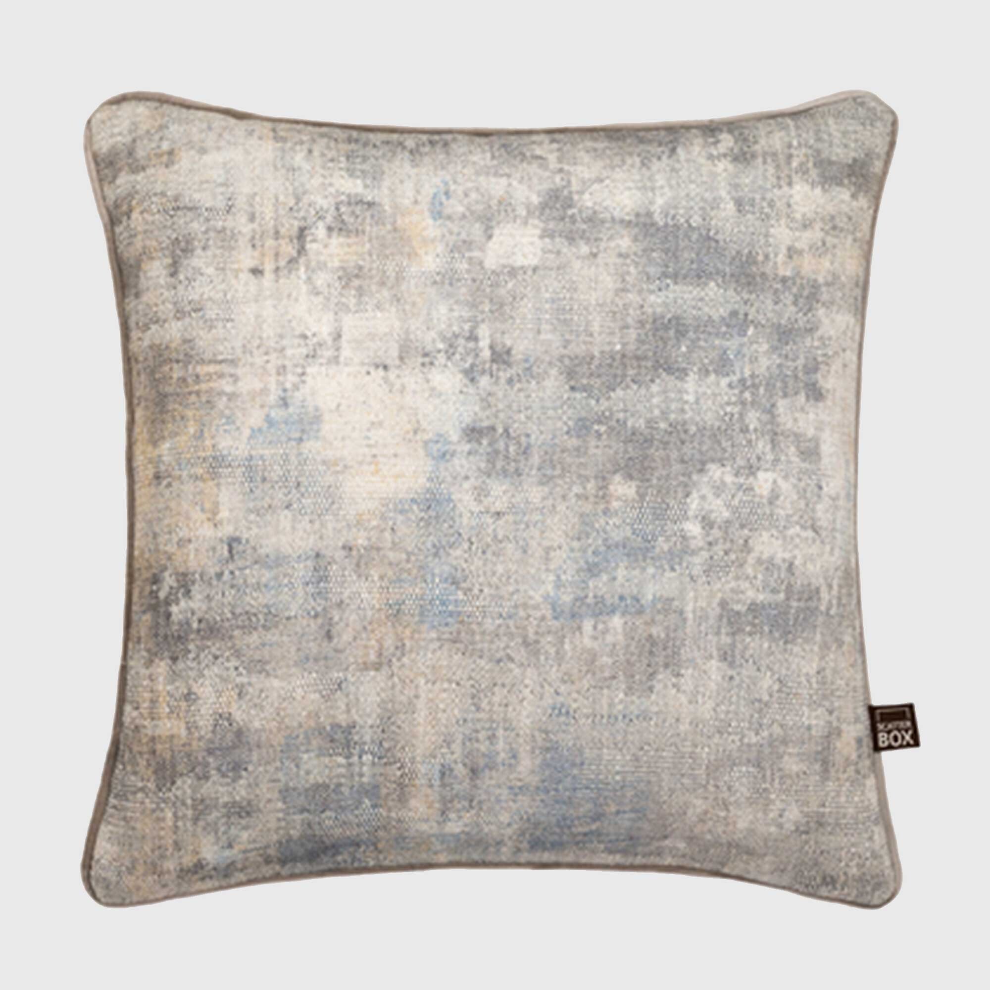 Mink Abstract Cushion, Square Polyester | Barker & Stonehouse