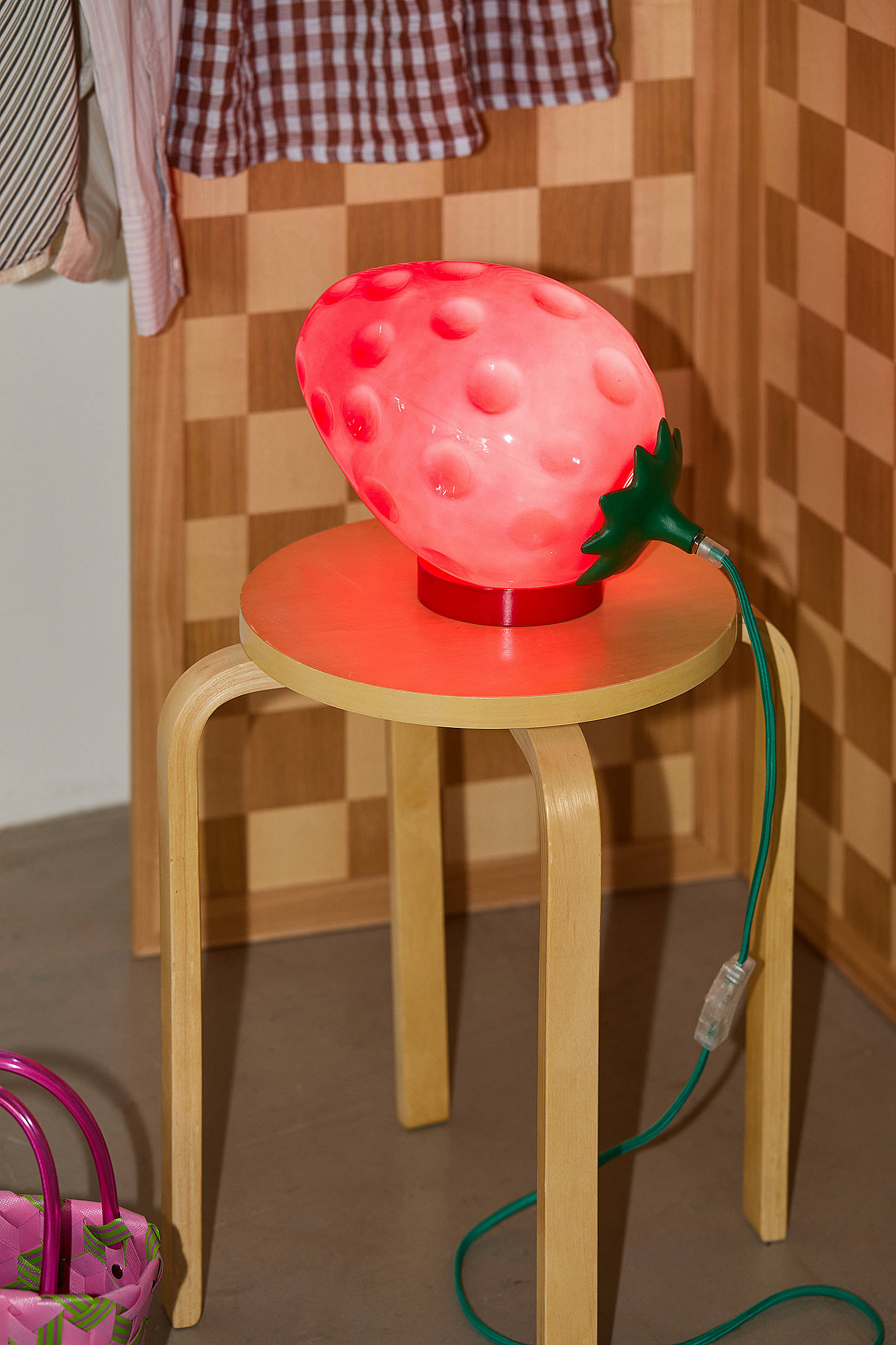 Strawberry Table Lamp - Red