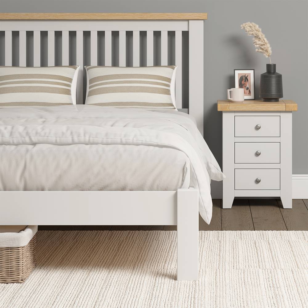 Seconique Windsor 5' Bed Low Foot End (Part Assembled) in Ivory