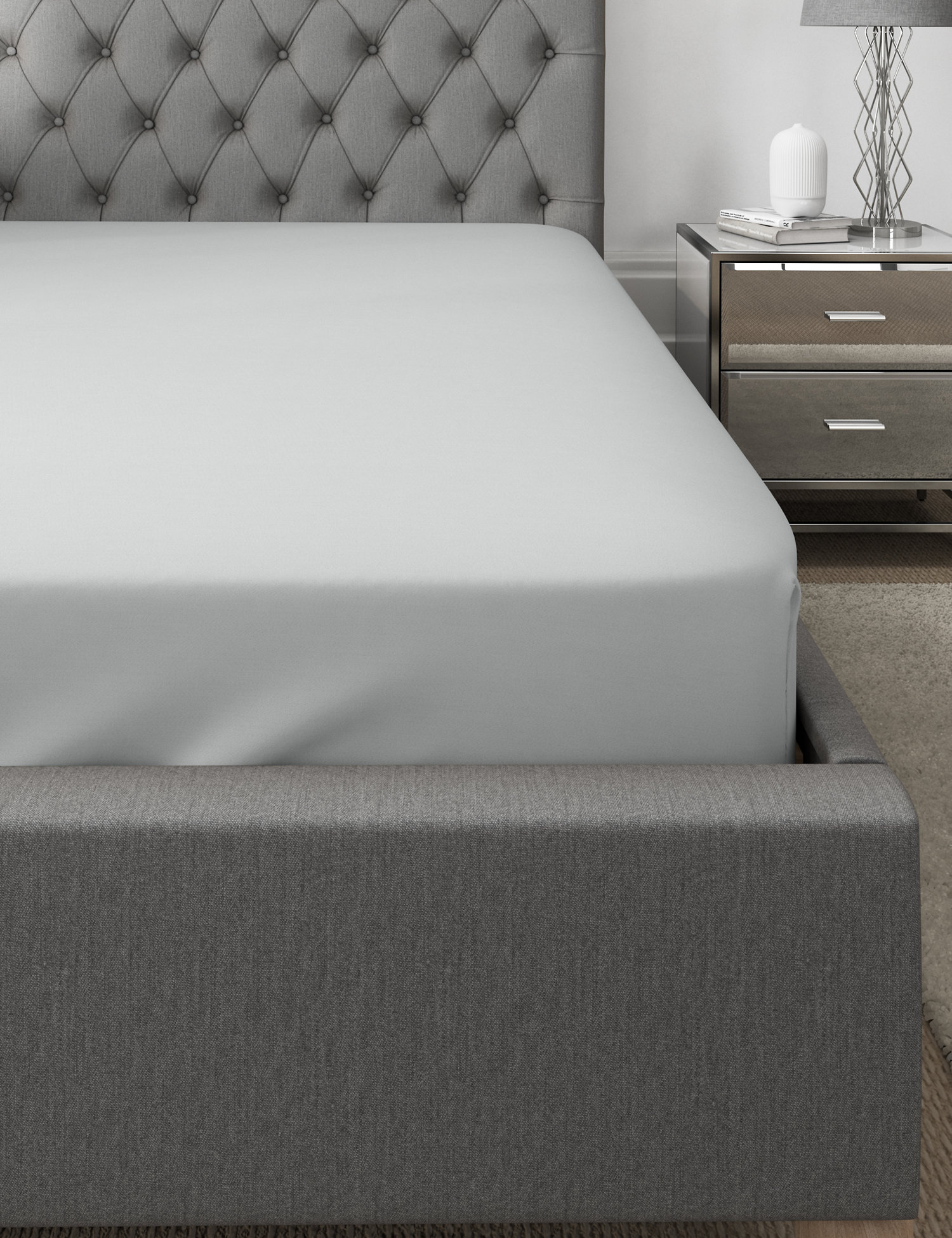 M&S Autograph Supima® Cotton 750 Thread Count Deep Fitted Sheet
