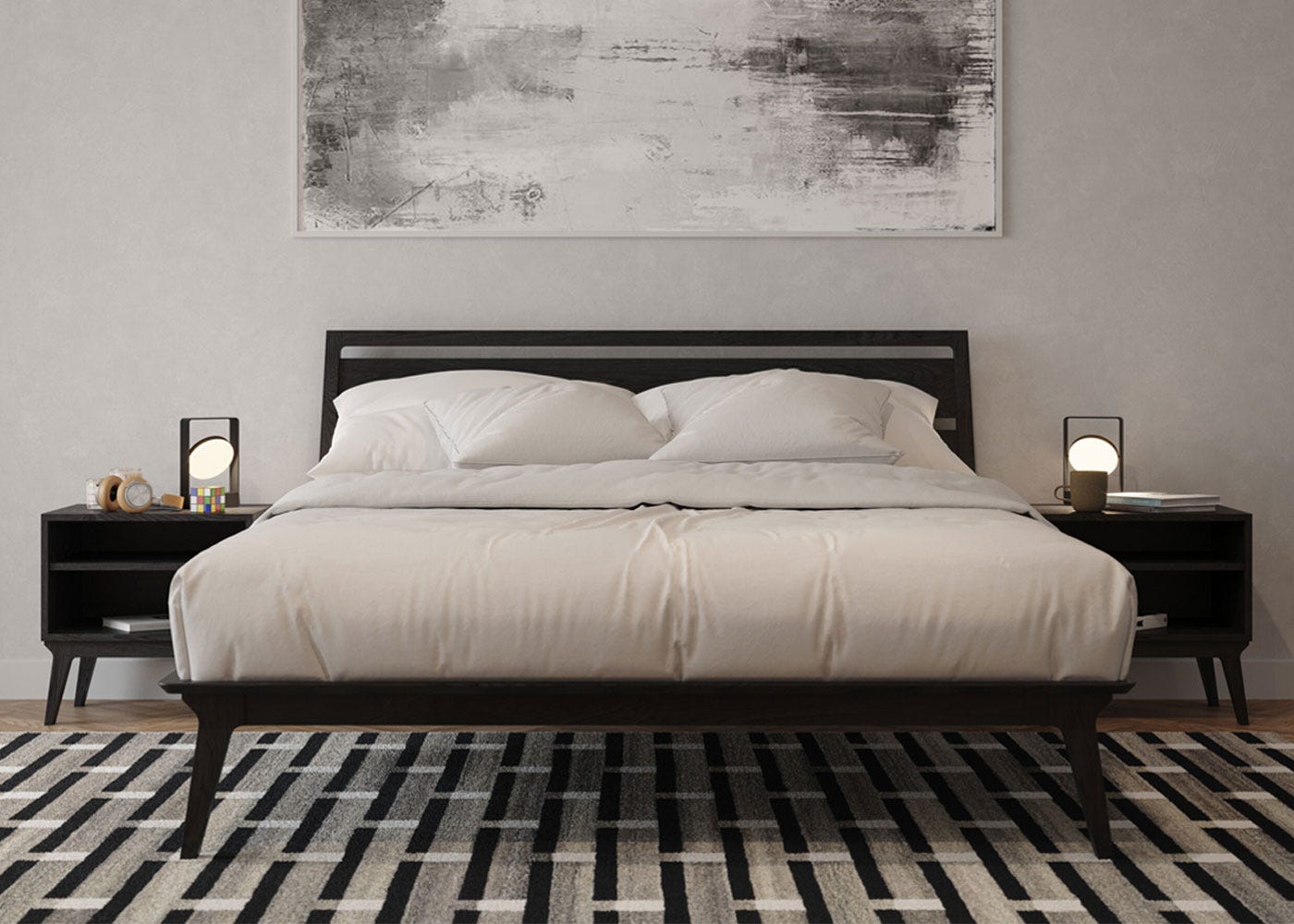Case Valentine Bed Super King Oak 2