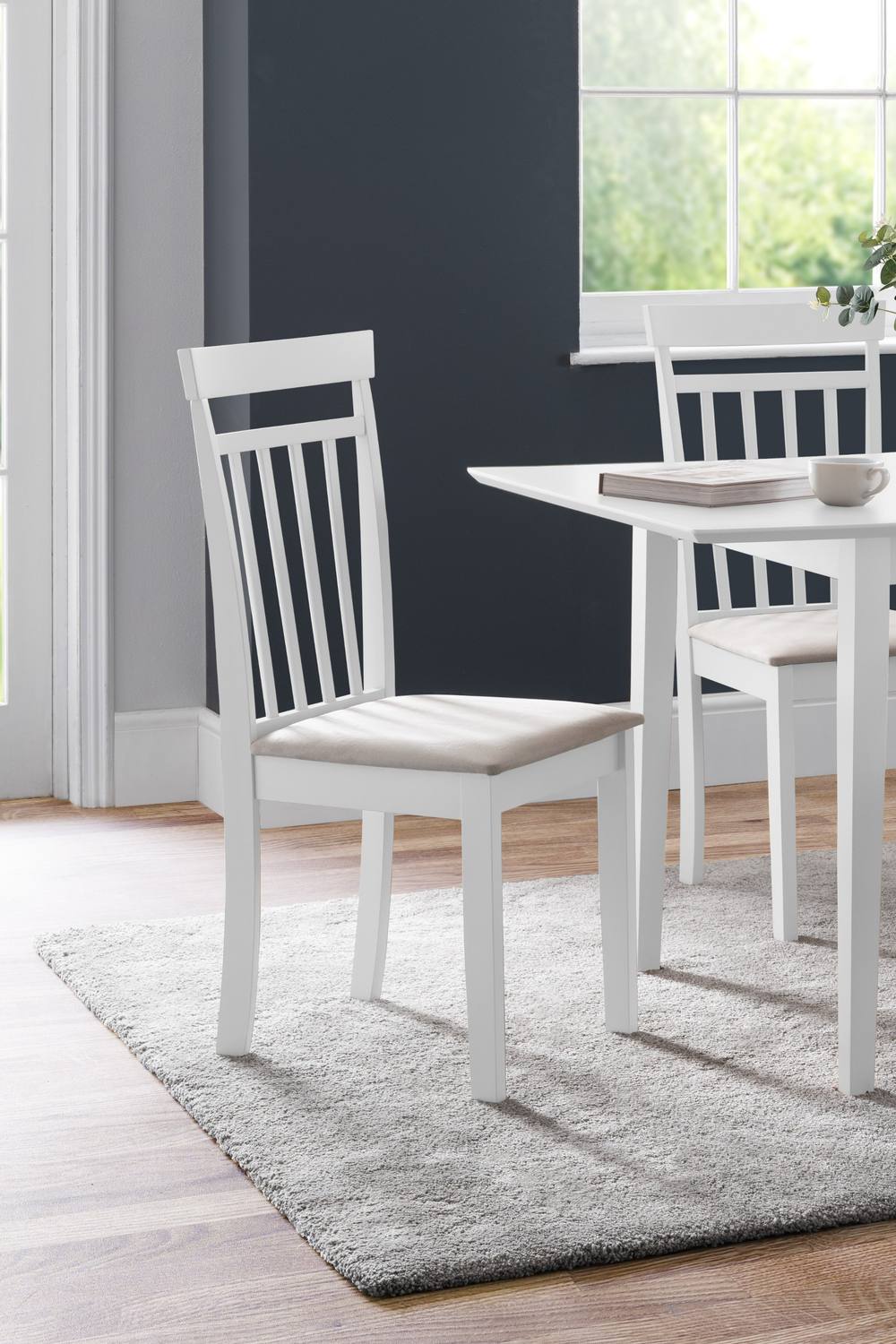 Julian Bowen Coast Dining Chair (Set of 2) in White
