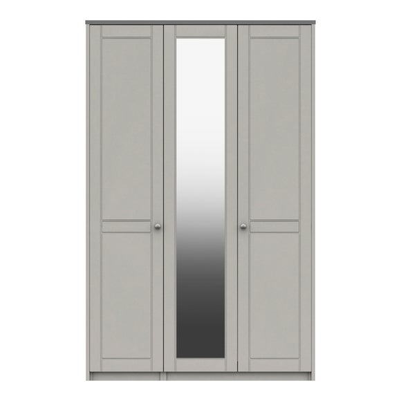 Darwin Triple Wardrobe, Mirrored