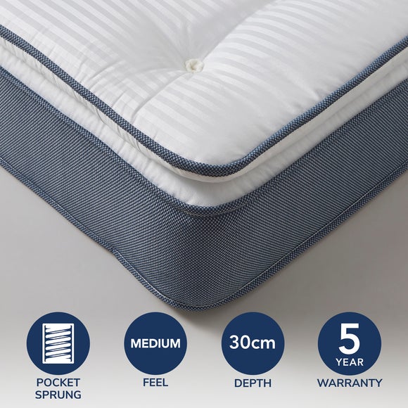 Commercial Collection Crib 5 1000 Pocket Pillow Top Mattress