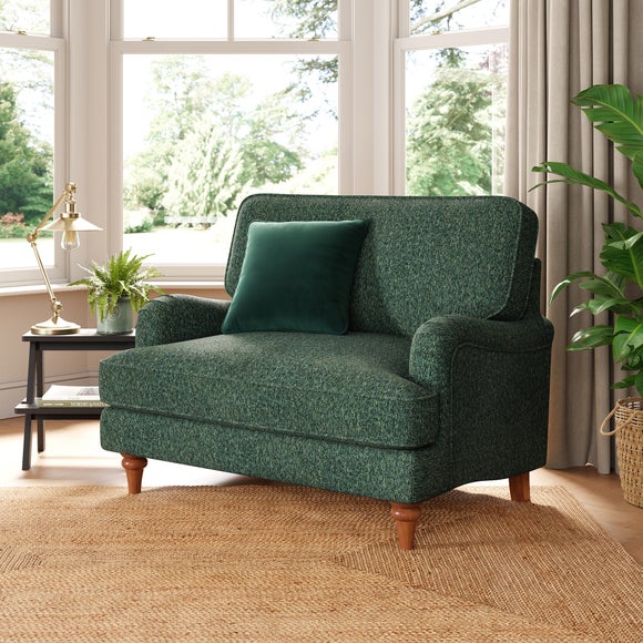 Beatrice II Blended Chenille Snuggle Chair