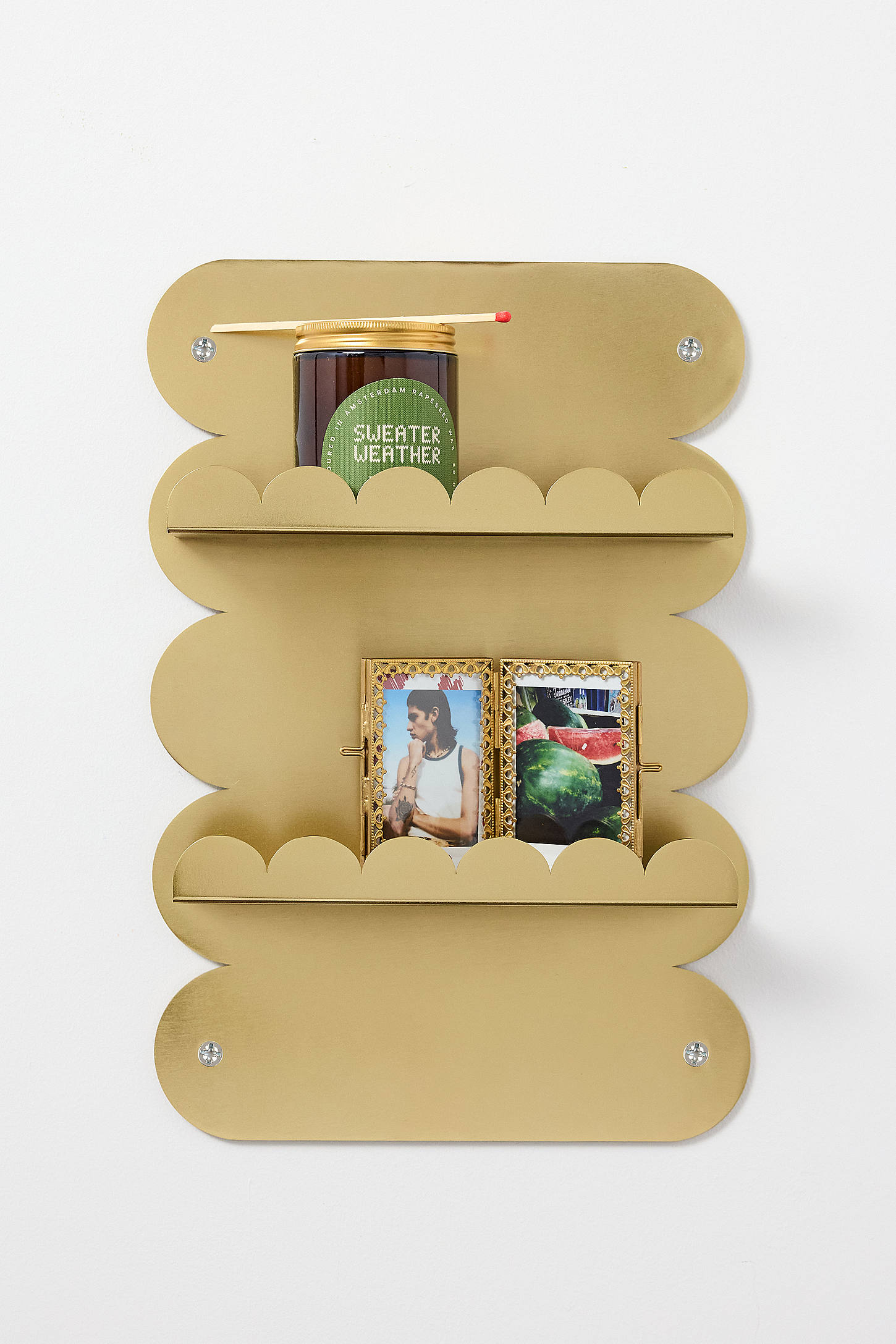 Scalloped Wall Shelf