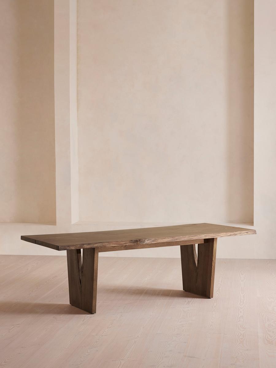 Calne Dining Table, Dark, 240cm