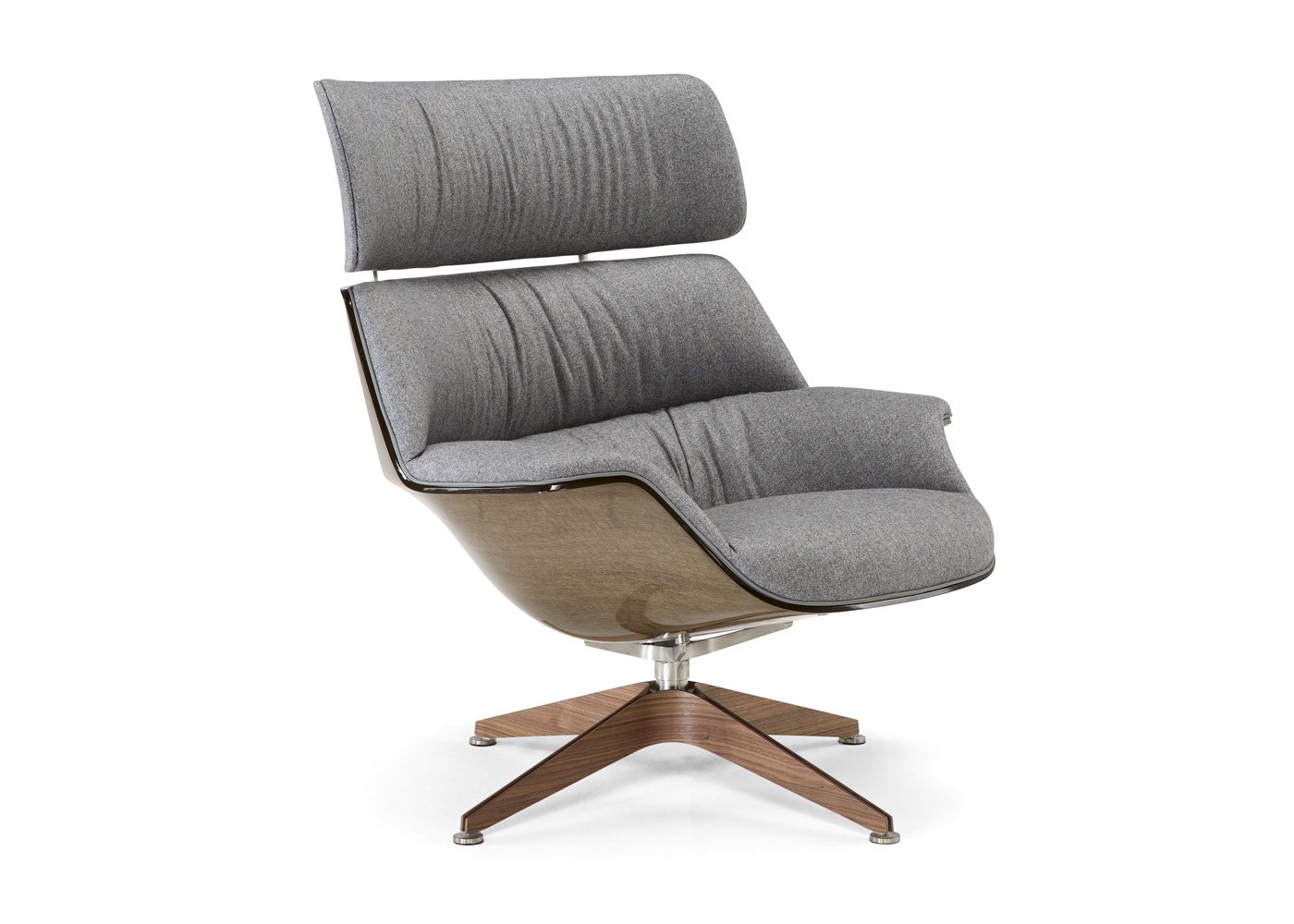 Amura Coach Armchair St Moritz 159 Canaletto Wood Composite Naturale Lucido