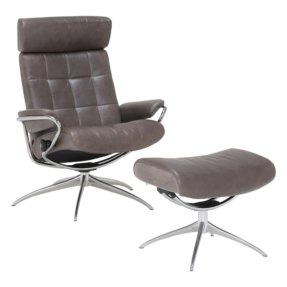 Stressless London Chair & Footstool, Pioneer