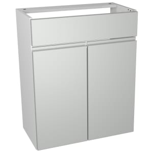 Wickes Hertford Gloss Grey Vanity Unit - 600 x 735mm