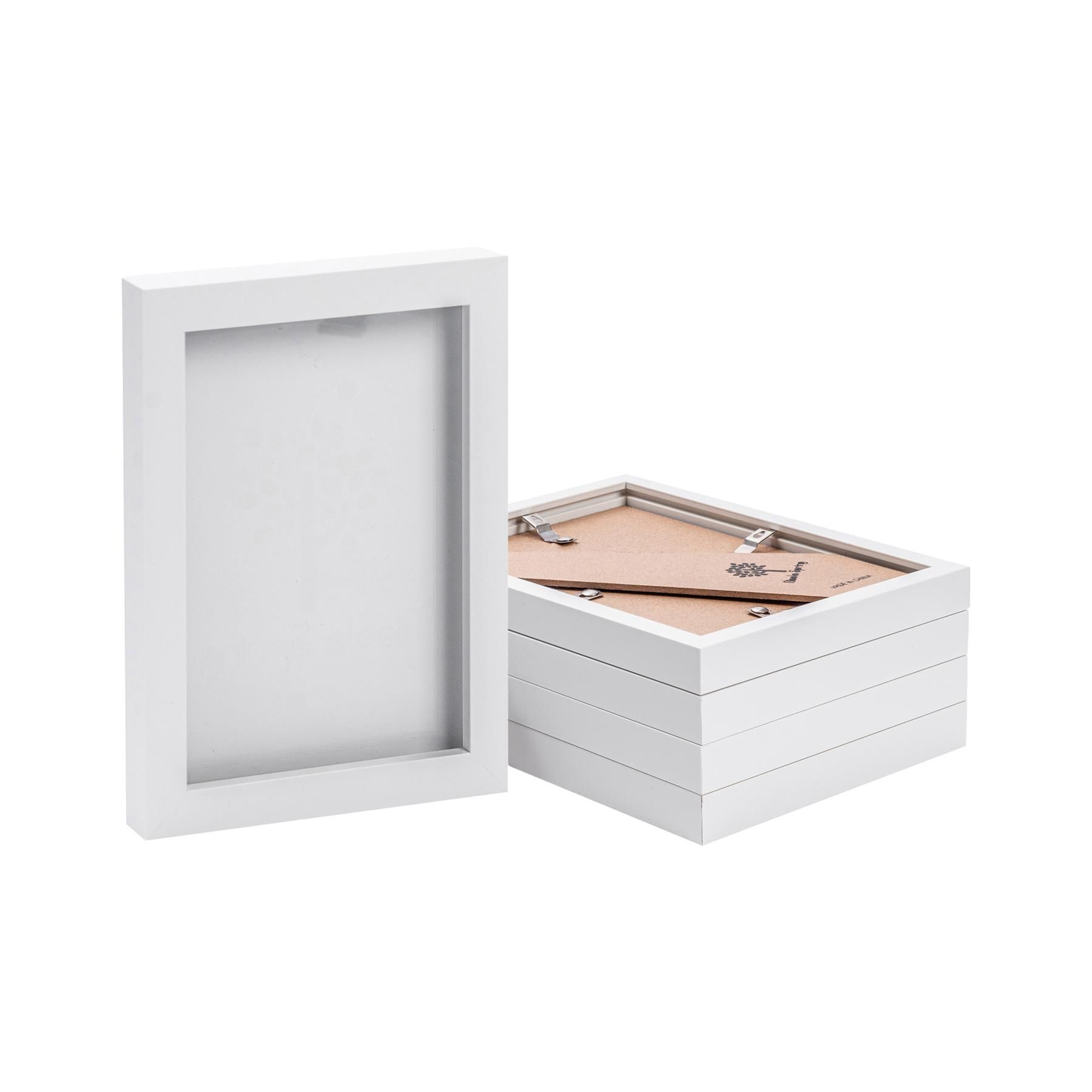 Nicola Spring Photo Frames - 5" x 7" - Pack of 5 in White