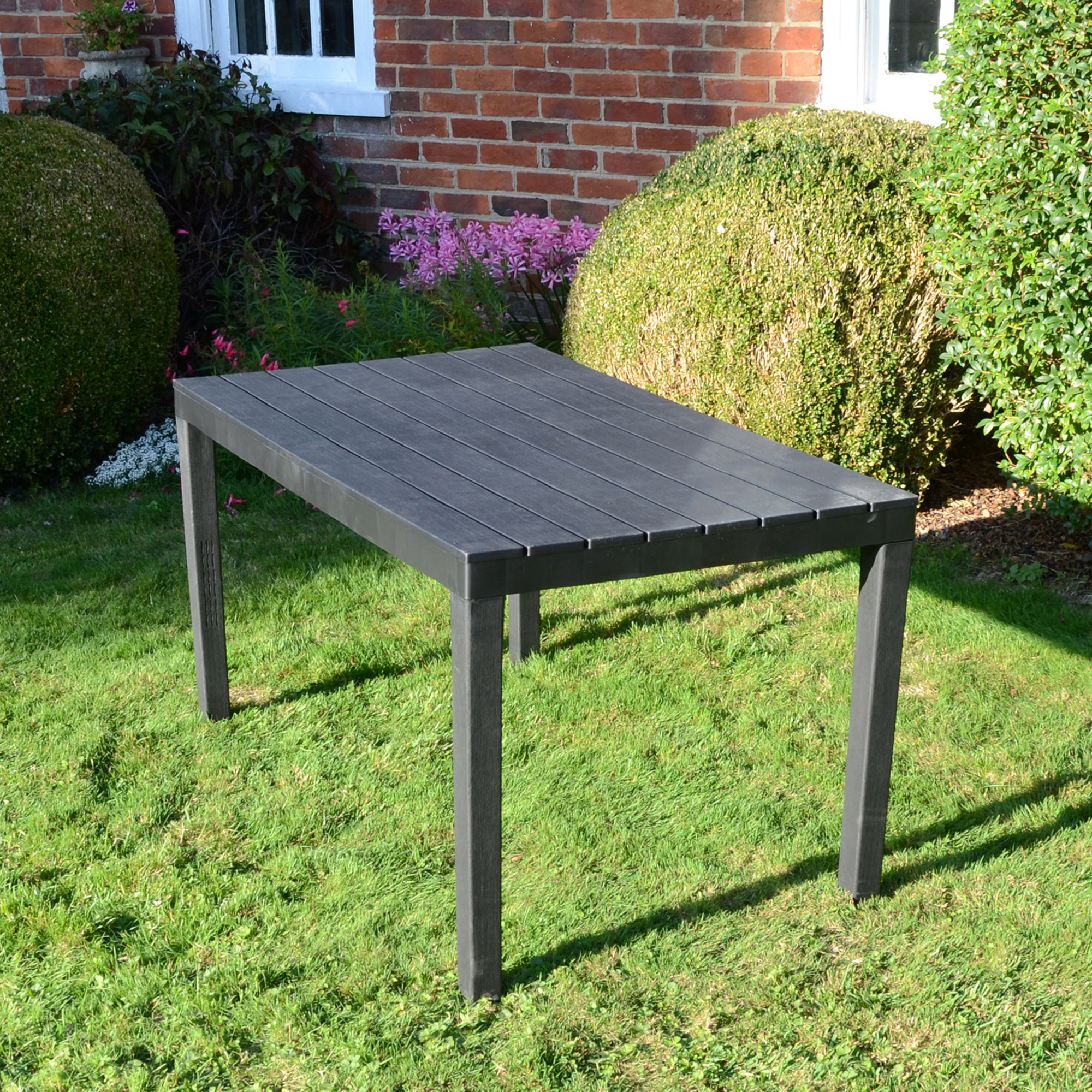 Trabella Roma Rectangular Table Grey
