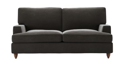 Isla 2 Seat Sofabed in Battleship Grey Smart Cotton - sofa.com