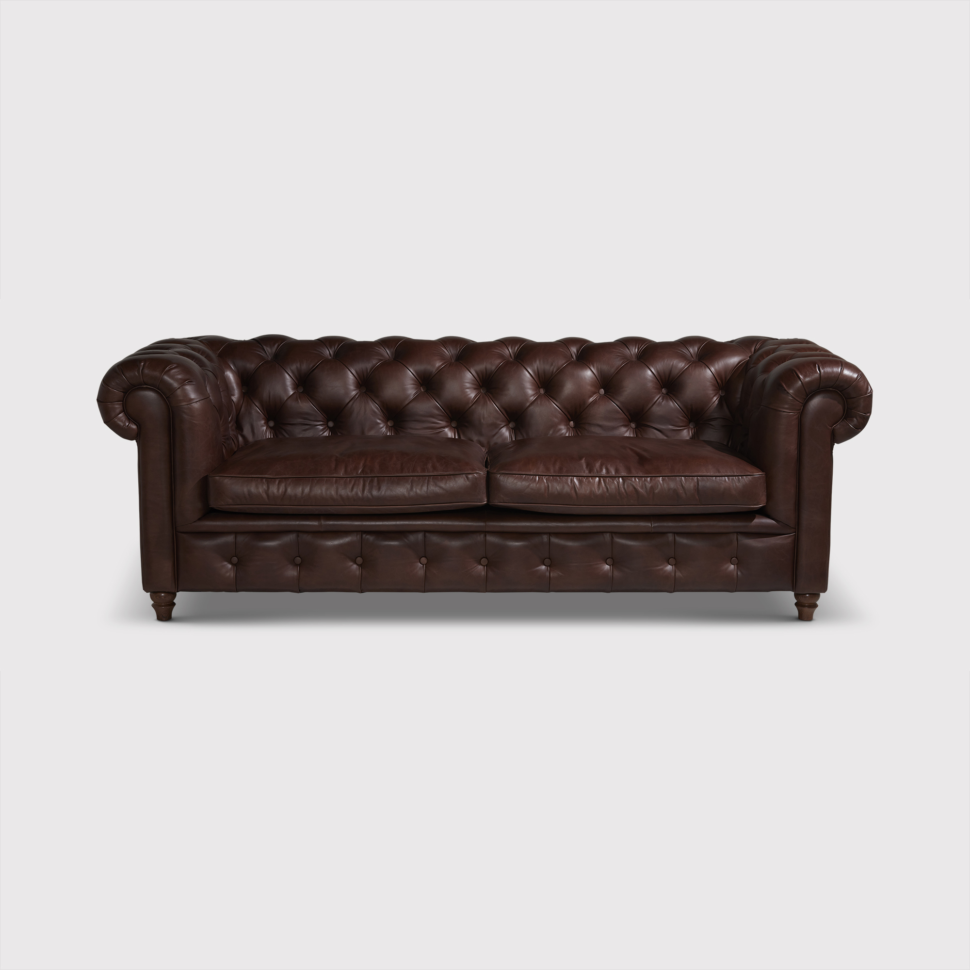 Dalston 3 Seater Sofa, Brown | Barker & Stonehouse