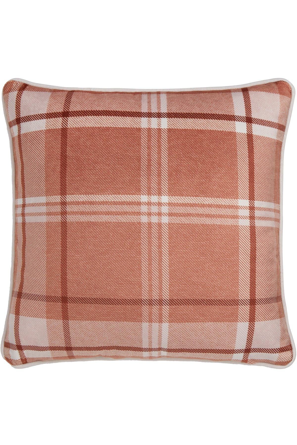 Dreams & Drapes 'Forest Animals' Deer Print Velvet Filled Cushion in Green 3