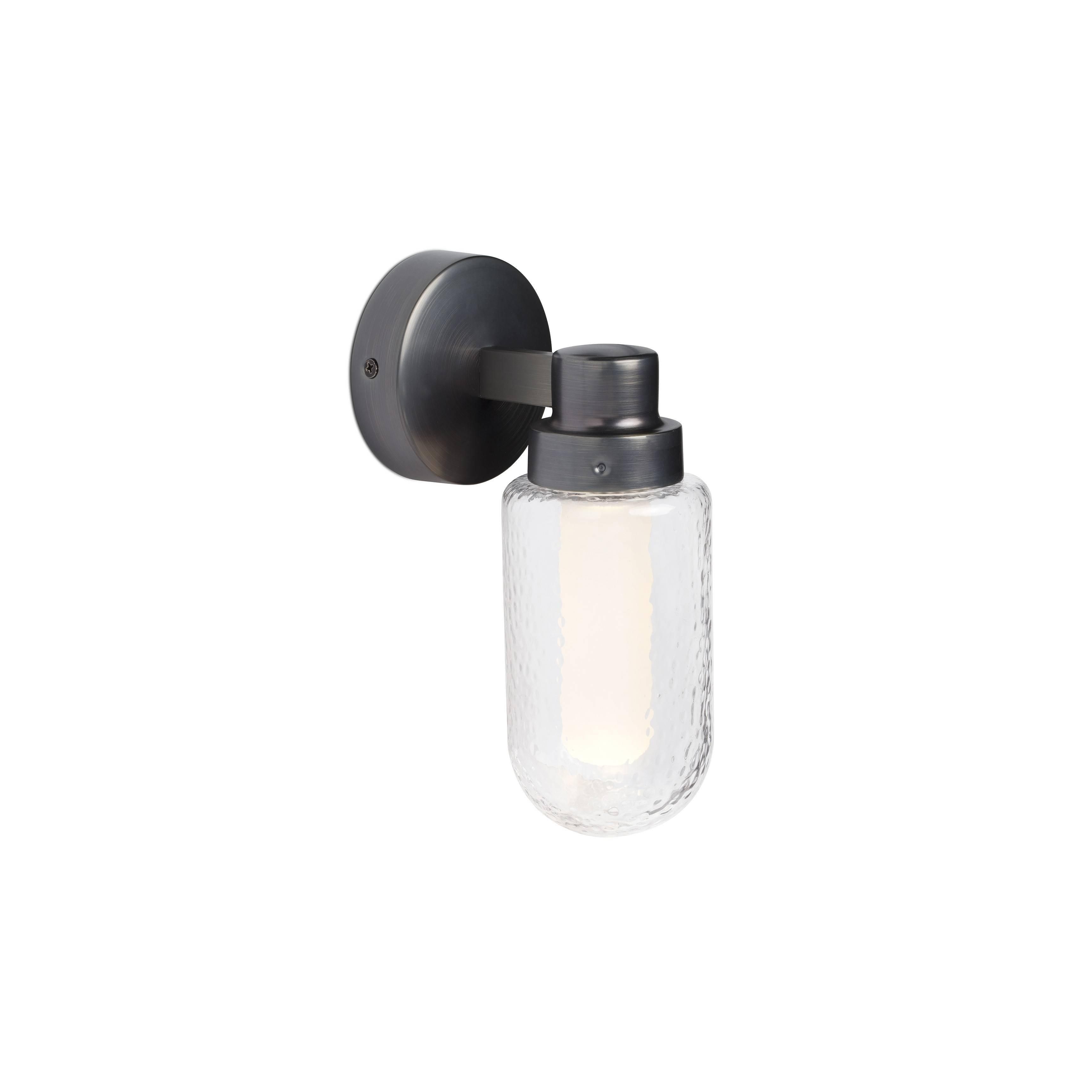 Netlighting Brume Bathroom LED Wall Lamp 3W 2700K IP44 in Black