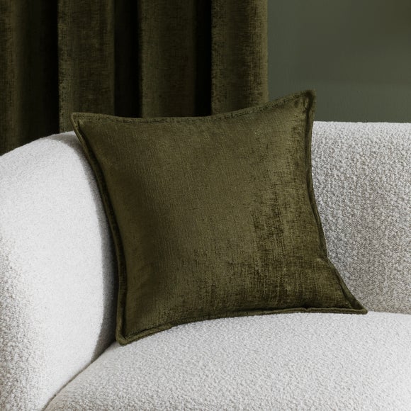 Chenille Square Oxford Cushion