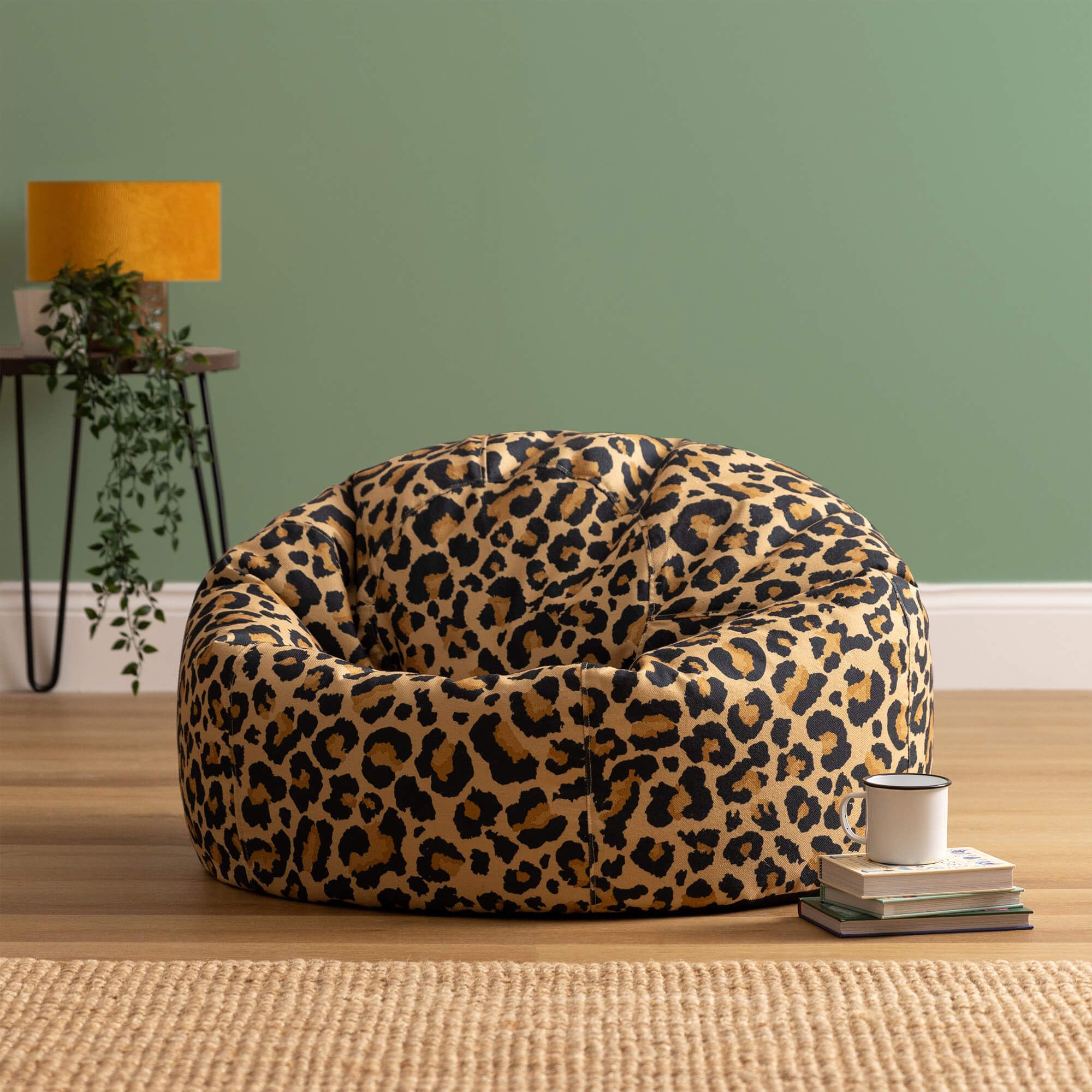 icon Kingston Bean Bag Dome, Kyoto Leopard Print