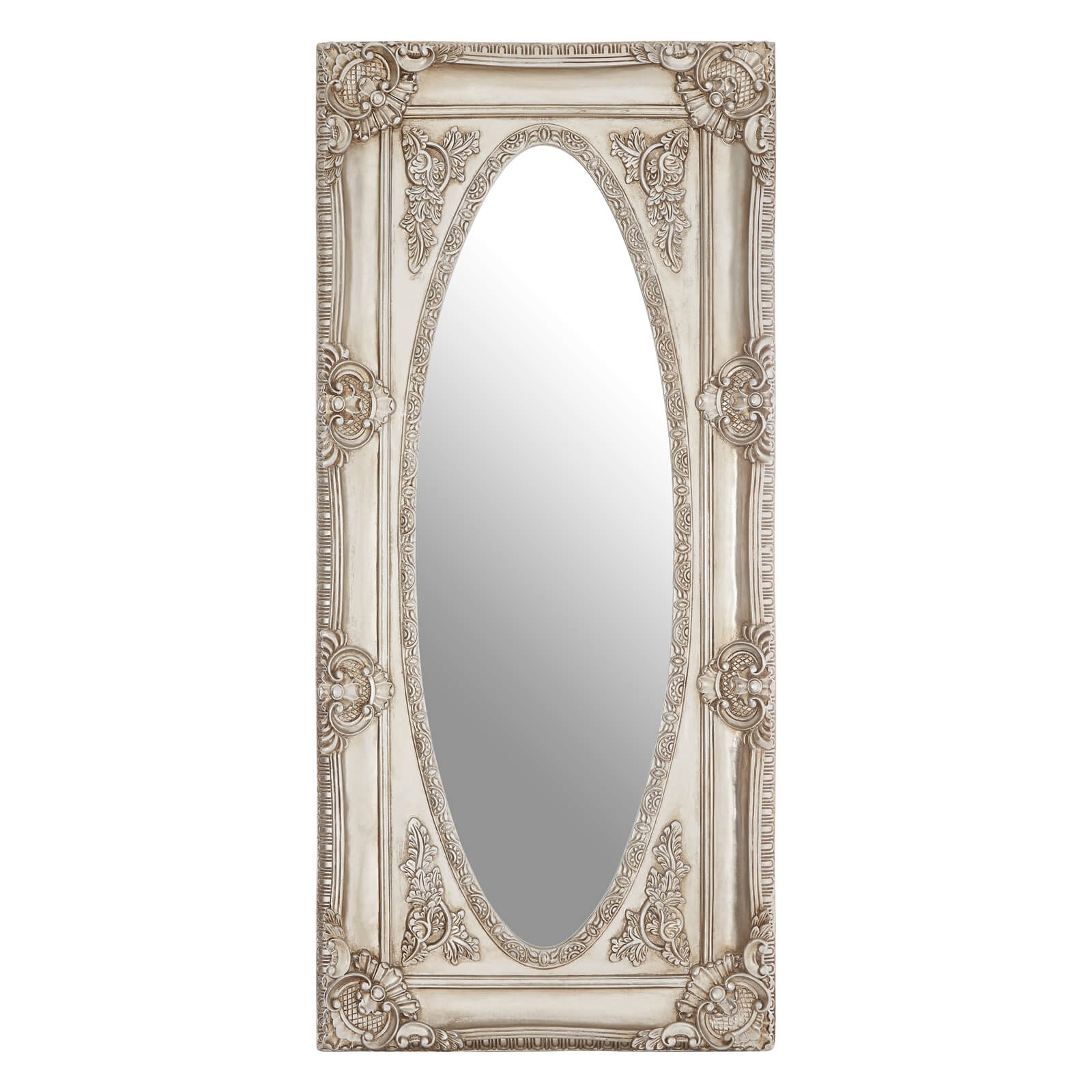 Cassis Oval Wall Mirror - Champagne