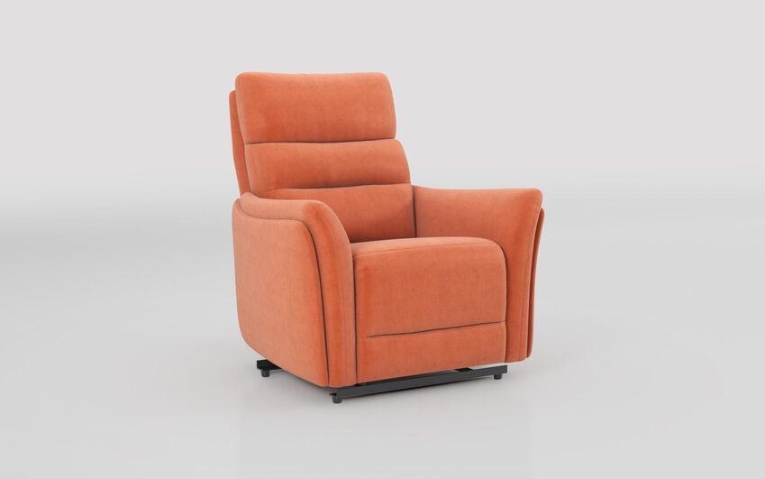 Orange Fabric Cleveley Armchair