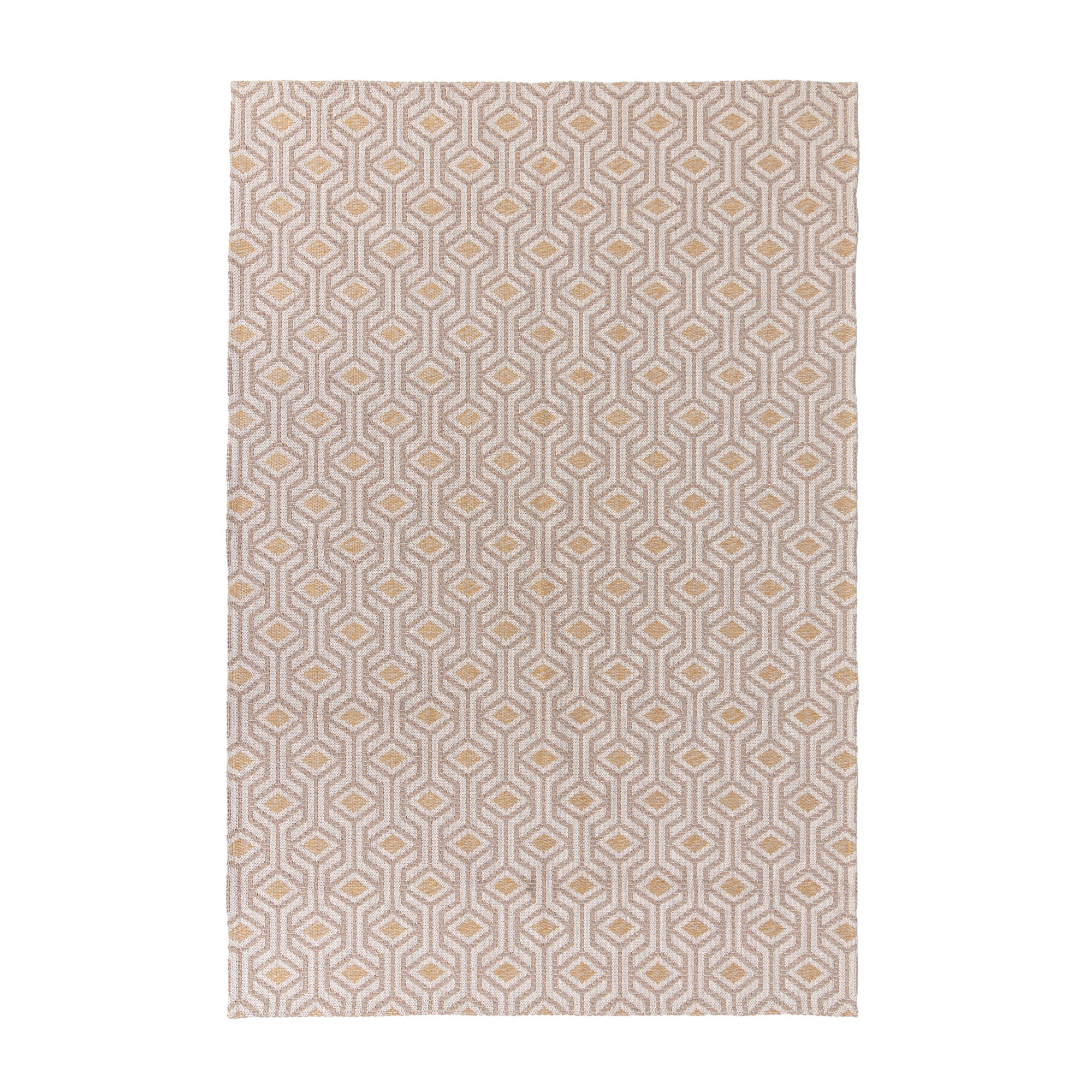 Bombax Geometric Rug Beige