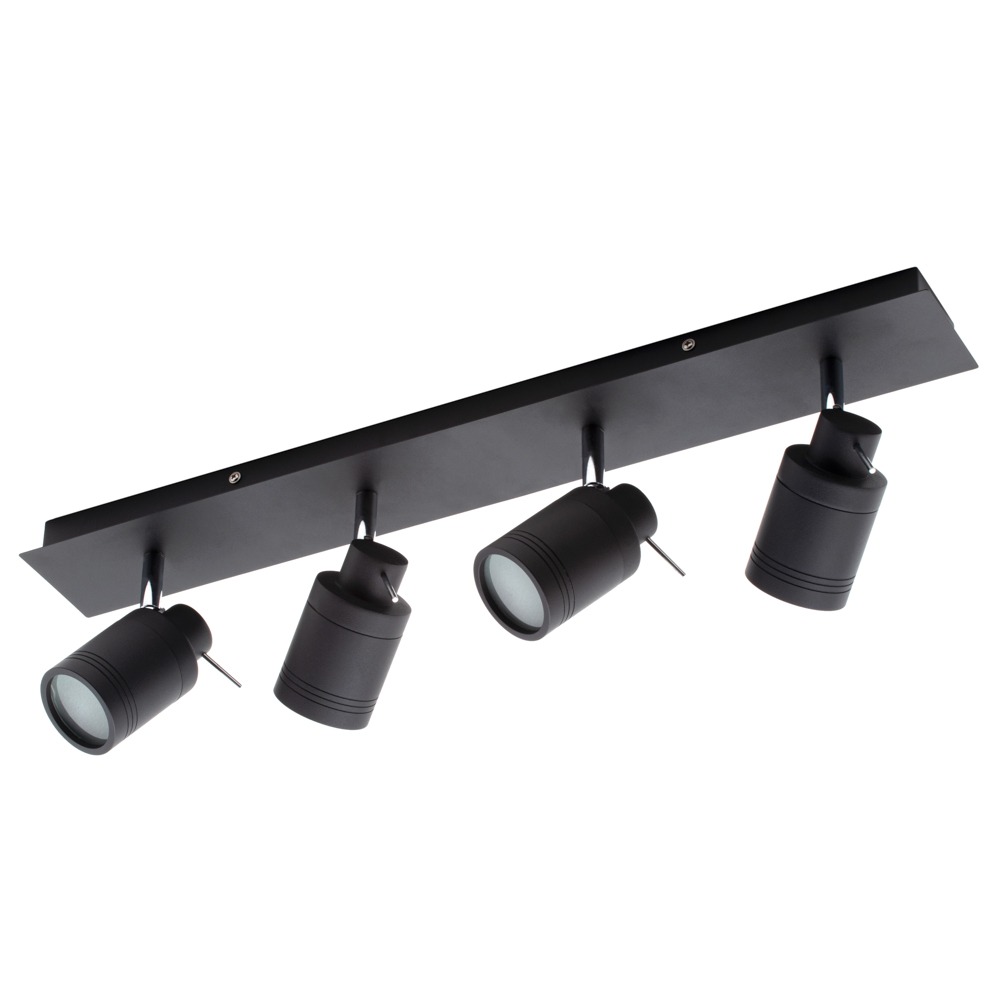 Hector Bathroom Ceiling Spotlight Bar, Matte Black