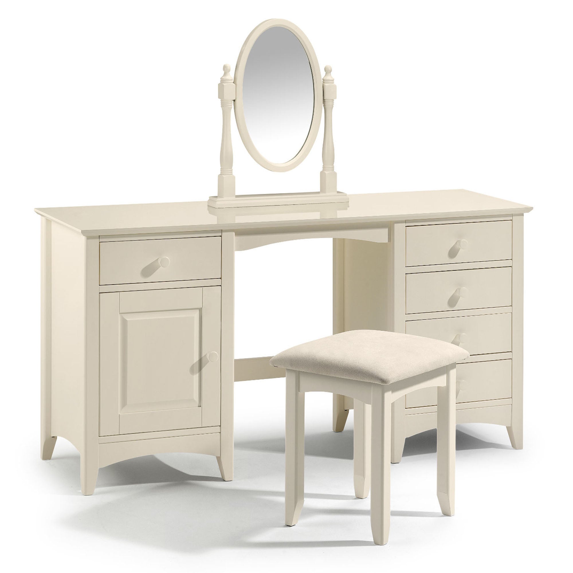 Cameo Stone White Dressing Table White