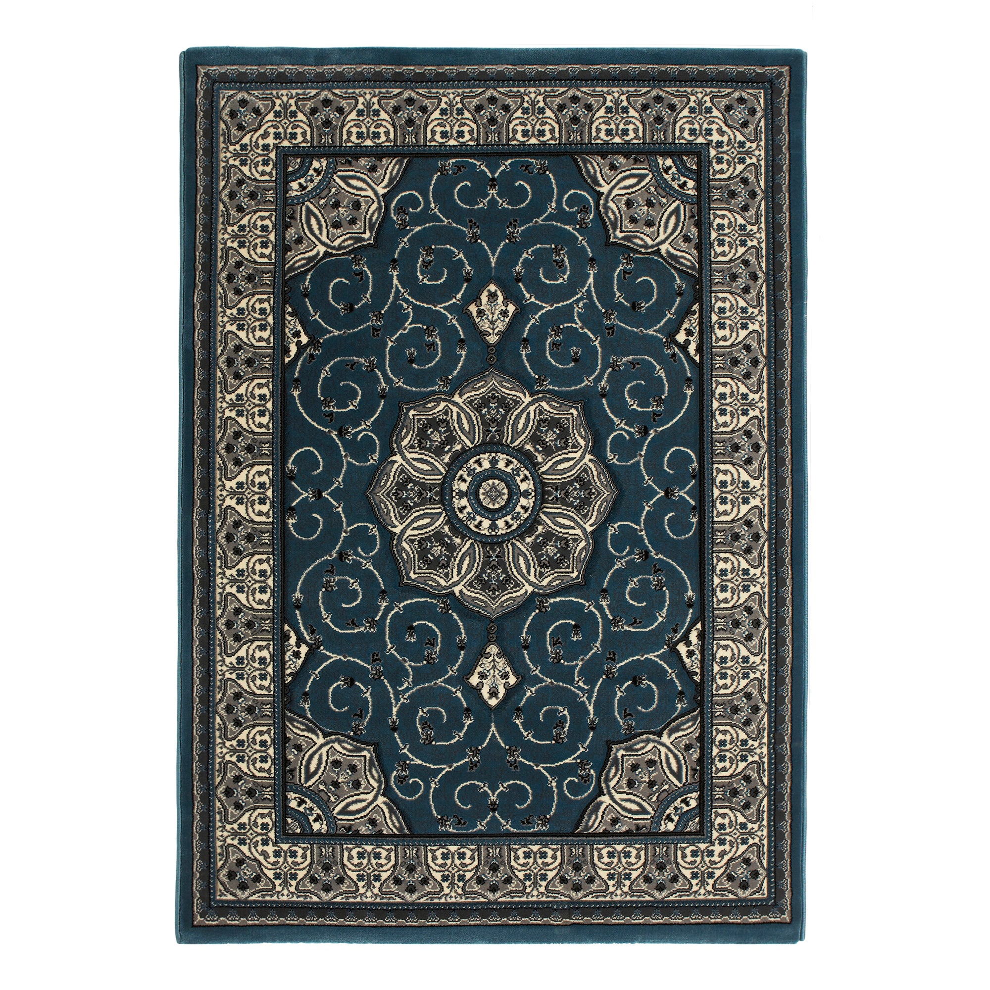 Heritage Rug Natural/Blue