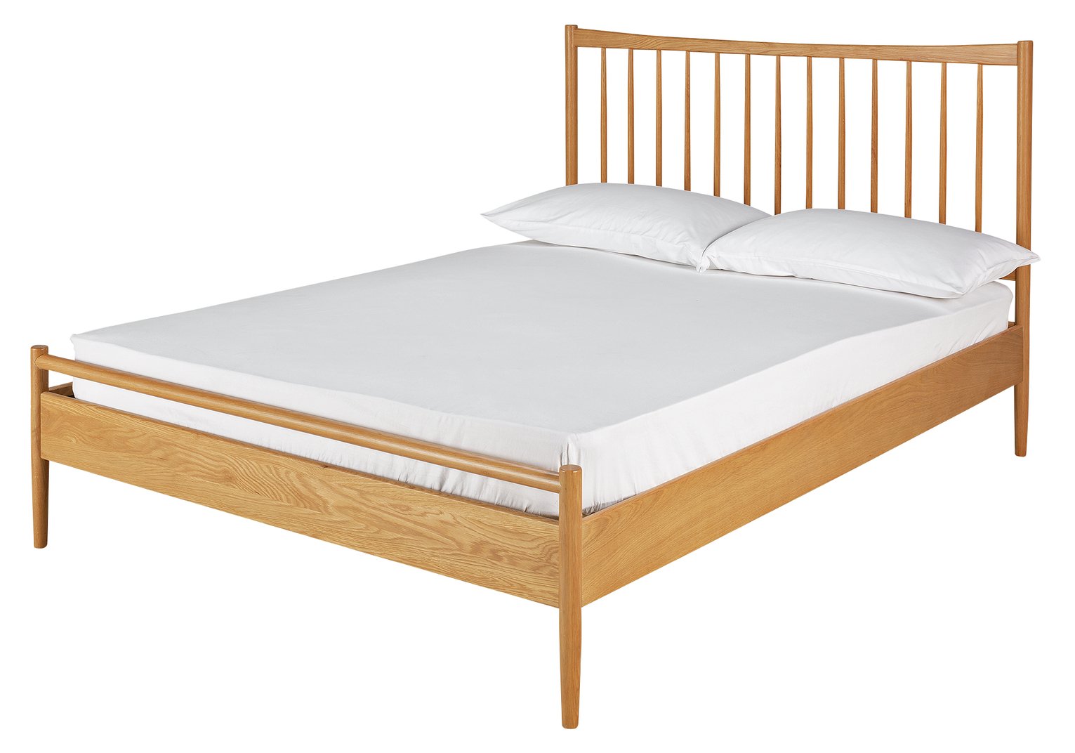 Habitat Chiltern Spindle Kingsize Bed Frame - Oak