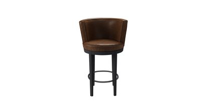 Margaux Bar Stool in Tan Vintage Leather - sofa.com