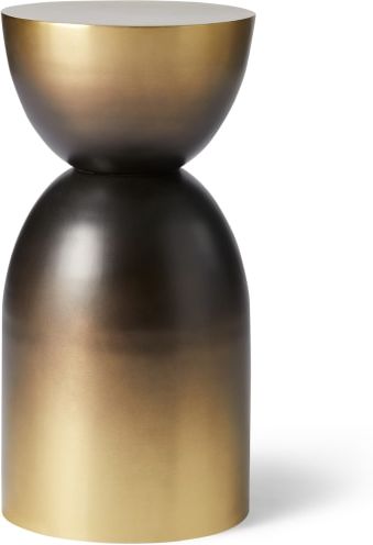 Sulta Side Stool, Brass Ombre