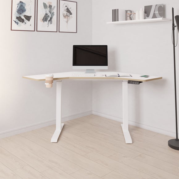 Gino Corner Height Adjustable Desk