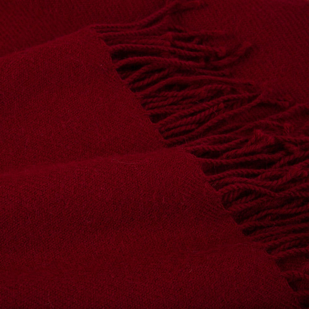 Heal's Pure Alpaca Throw Burgundy 2